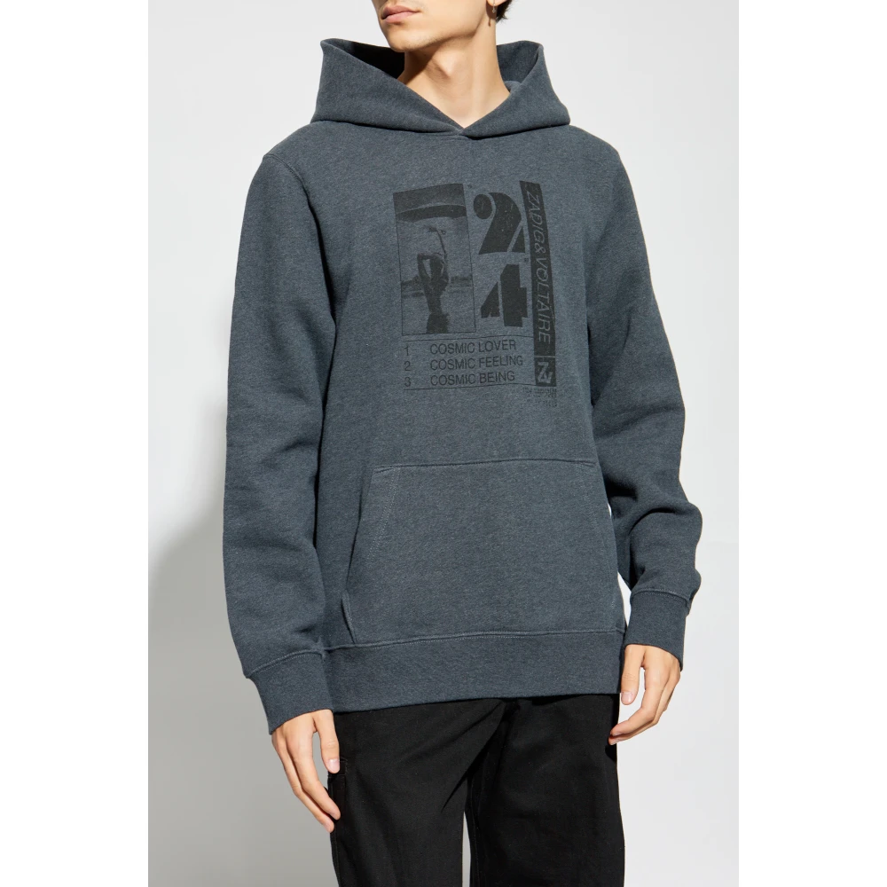 Zadig & Voltaire Sweatshirt Sanchi Gray Heren