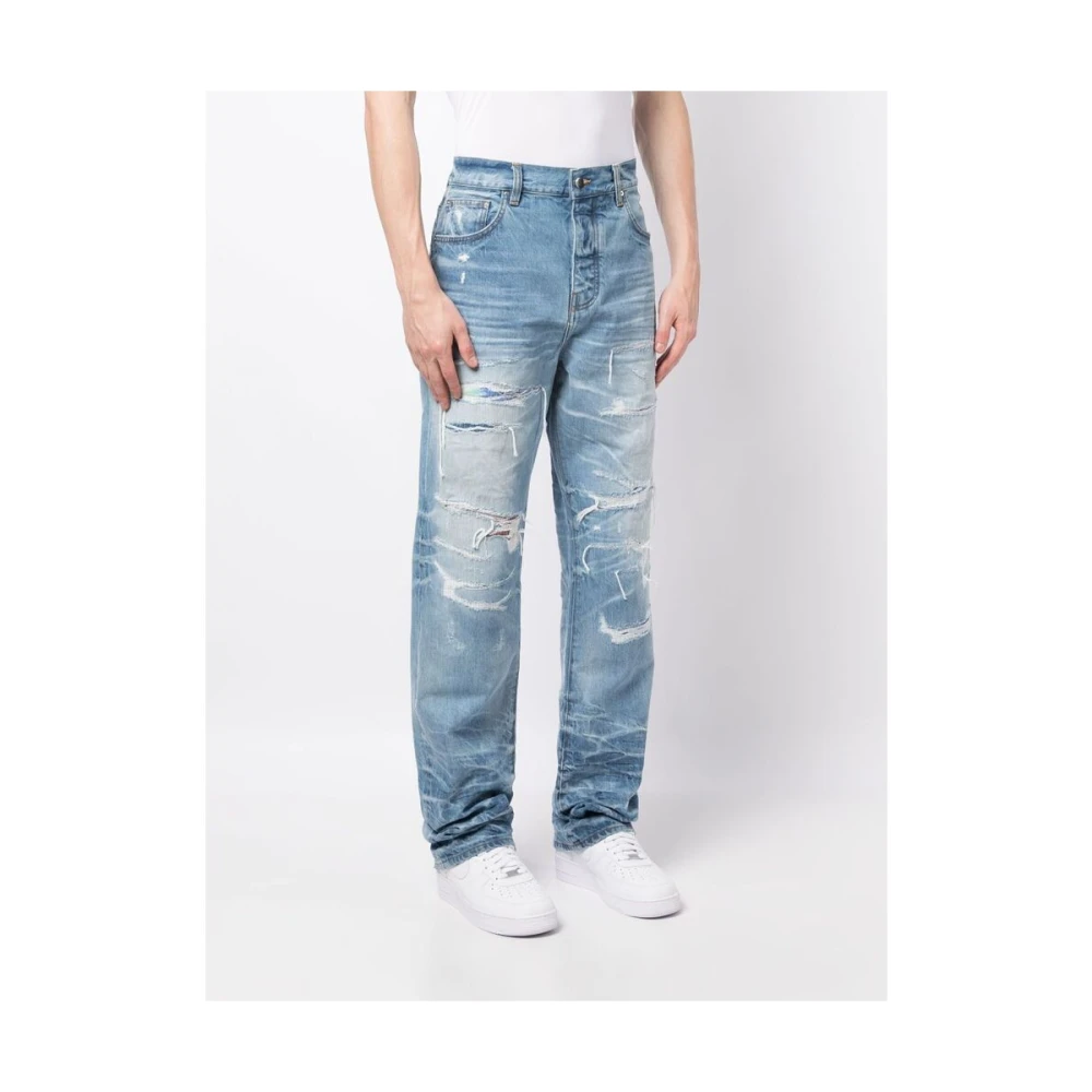 Amiri Gedistresseerde losse-fit jeans Blue Heren