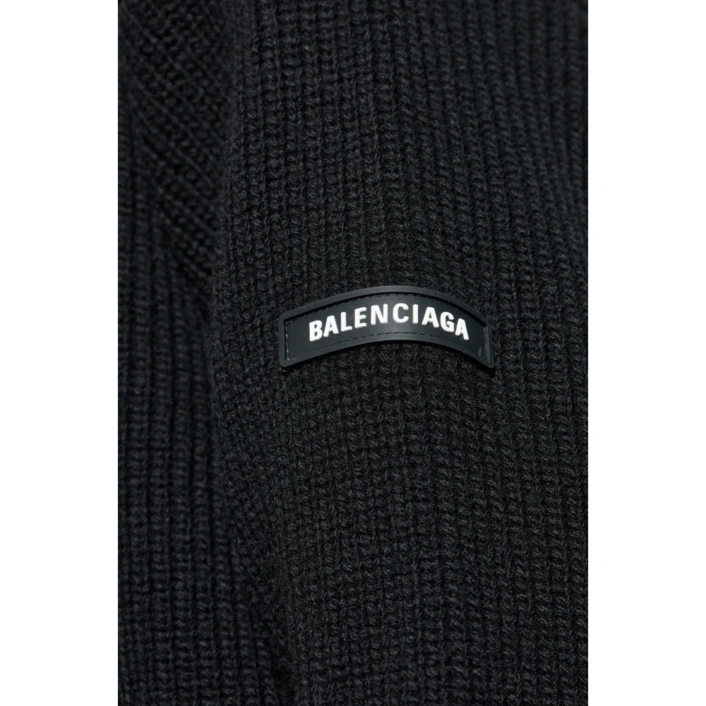 Balenciaga Vest met knopen Black Heren