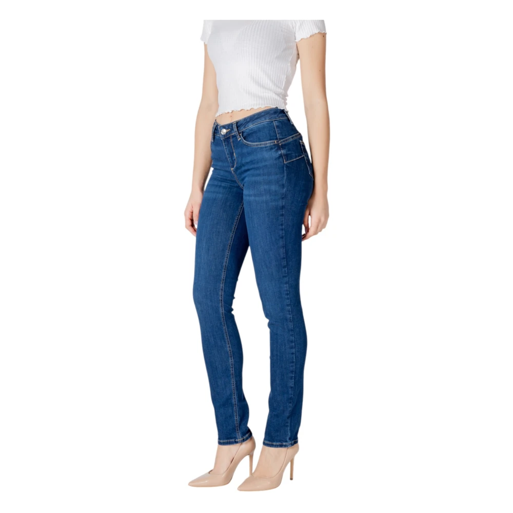 Liu Jo Blauwe Rits Zak Jeans Blue Dames