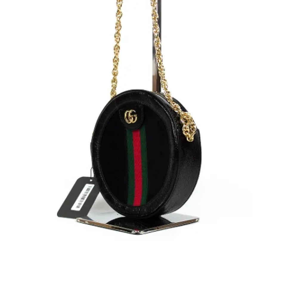 Gucci Vintage Pre-owned Fabric gucci-bags Black Dames