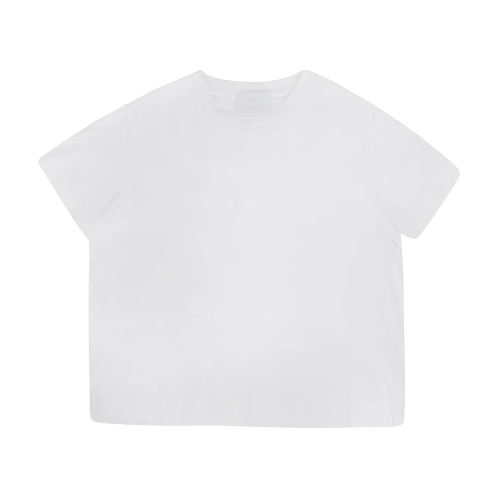 Daniele Fiesoli Crop T-shirt van katoen White Dames