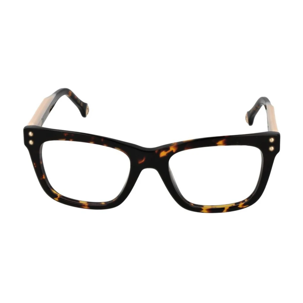 Carolina Herrera Bruine Rechthoekige Optische Monturen Brown Dames