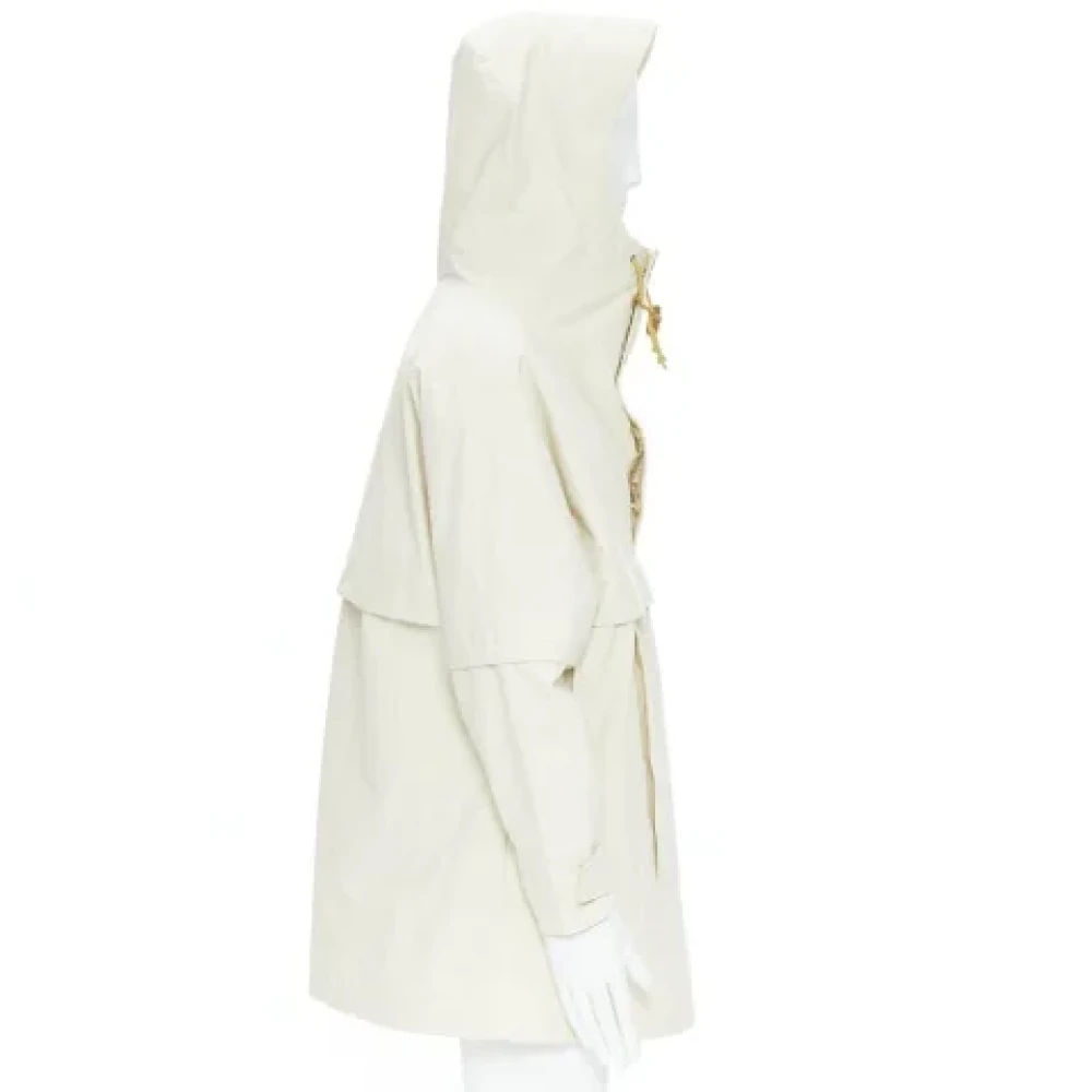 Gucci Vintage Pre-owned Nylon outerwear Beige Dames