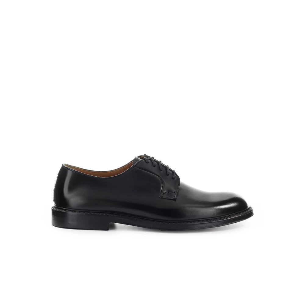 Doucal's Men's Black Dress Shoes, 8 Uk, Nero Derby Shoes