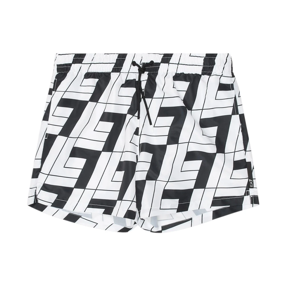Emporio Armani Herren Schwarz Bademode, K, Lgröße: