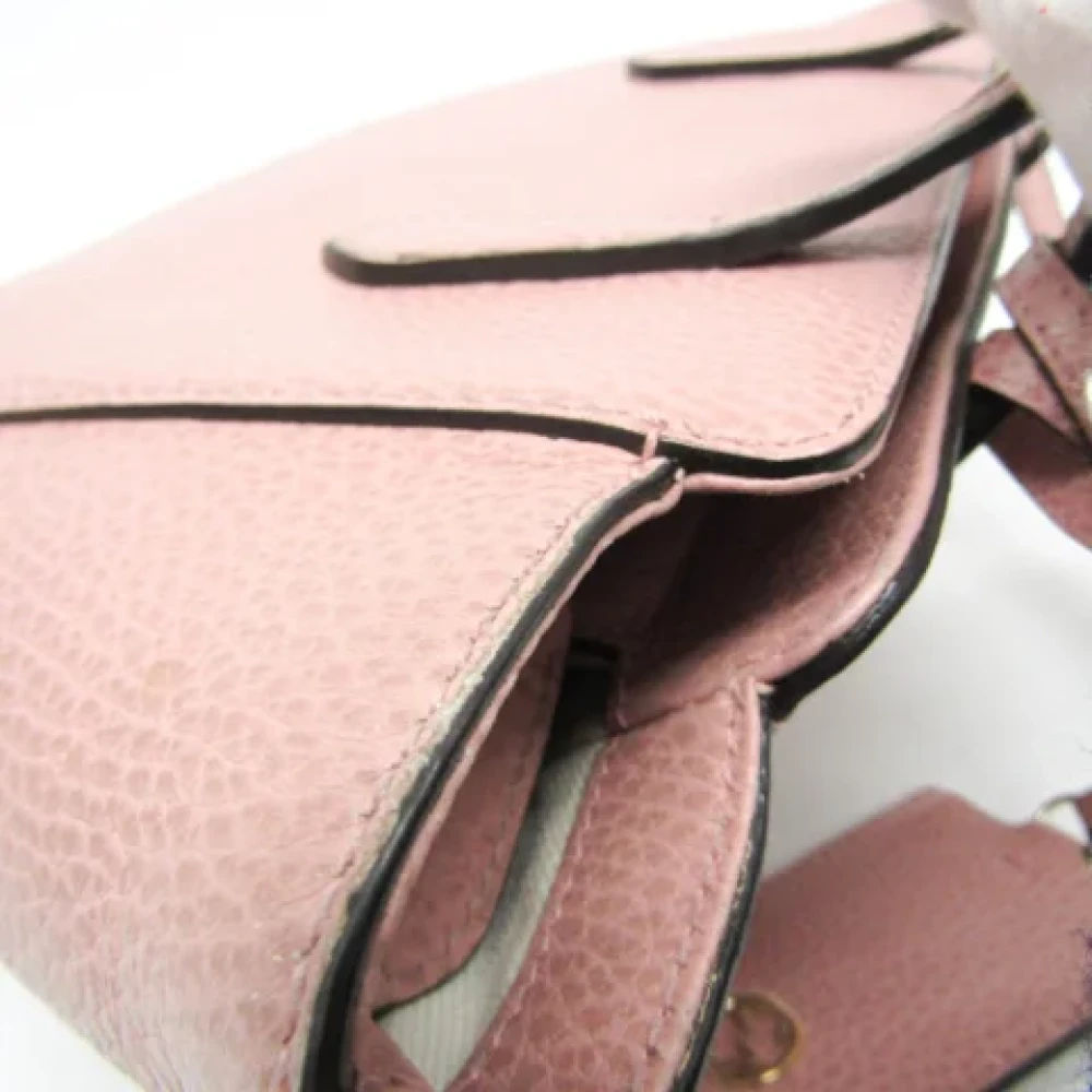 Gucci Vintage Pre-owned Leather shoulder-bags Pink Dames