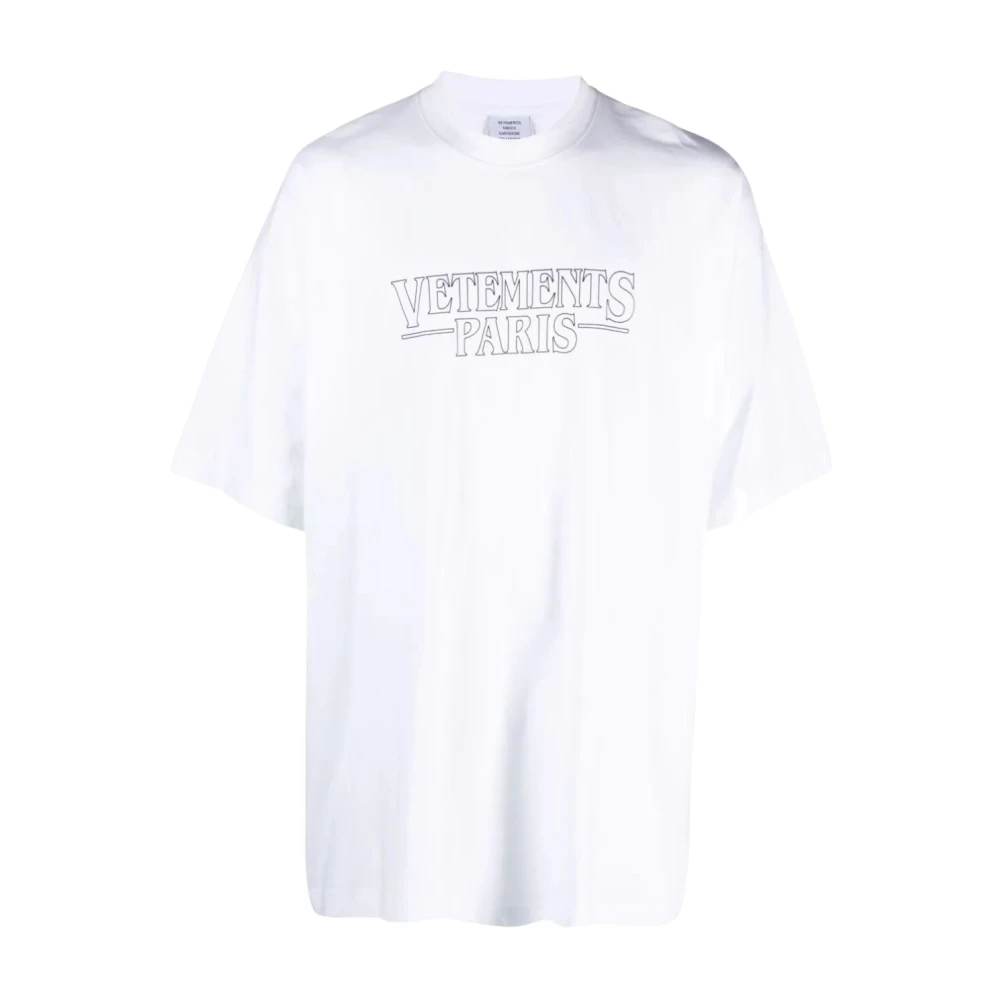Vetements T-Shirts White Heren
