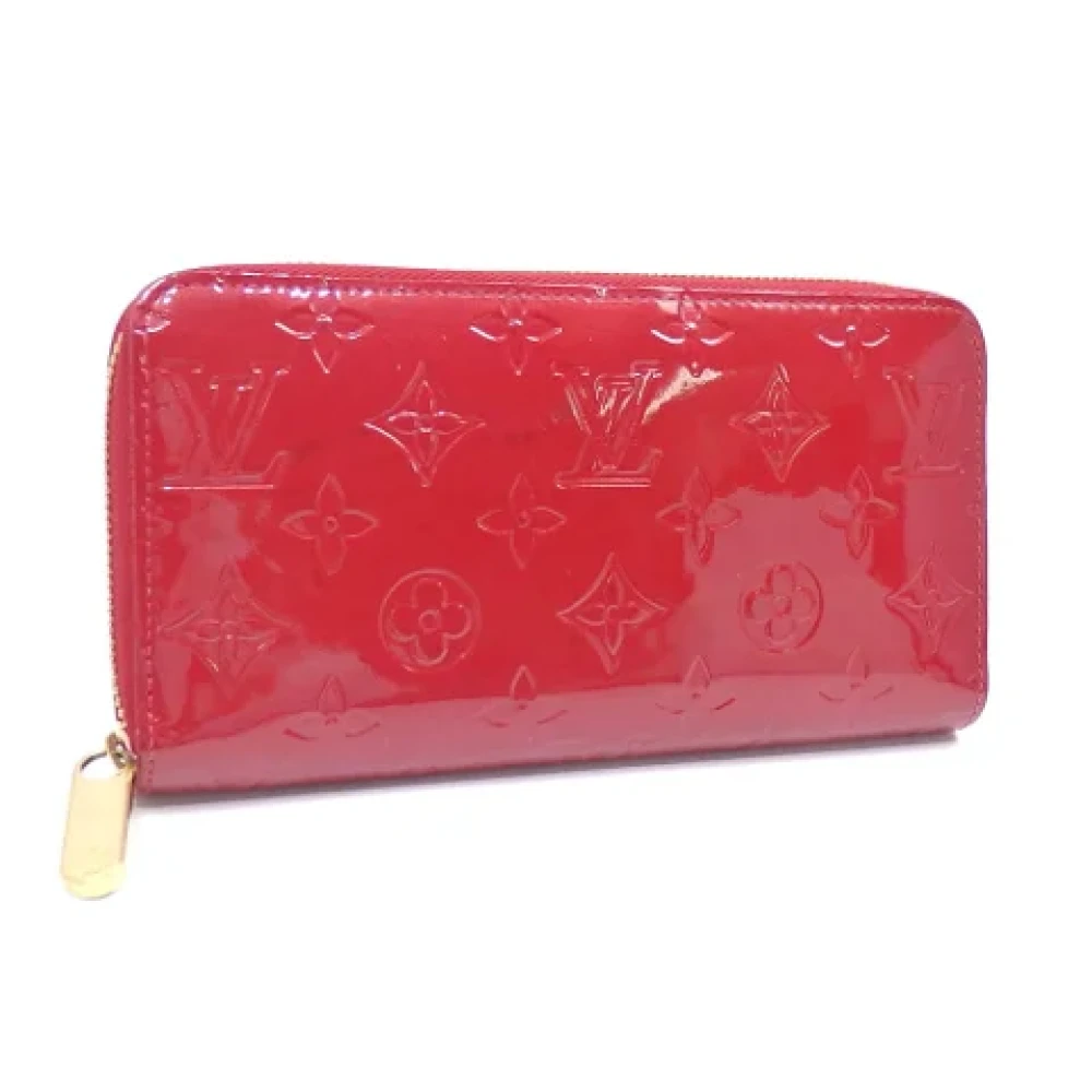 Louis Vuitton Vintage Pre-owned Fabric wallets Red Dames