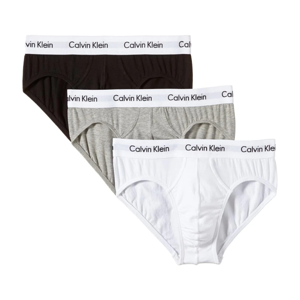 Calvin Klein Men's Gray Underpants, S, Cotton Classics Briefs