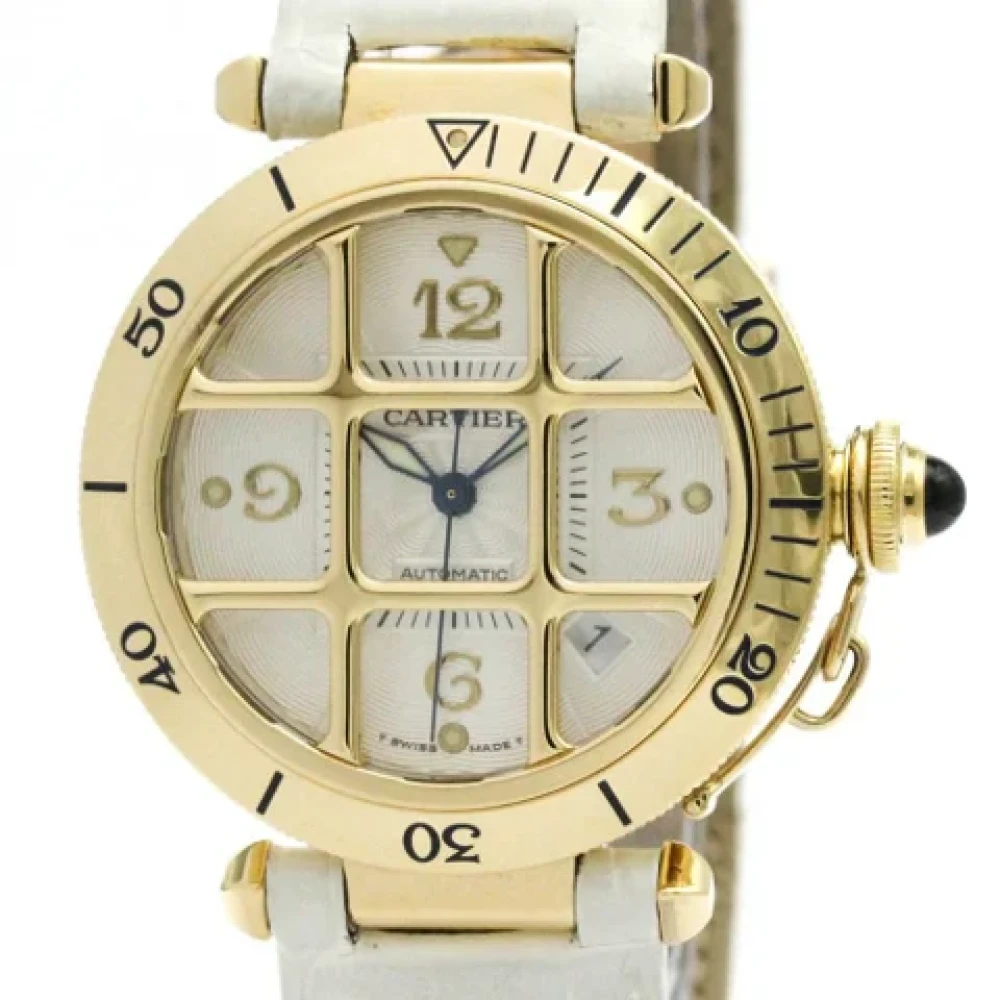 Cartier Vintage Pre-owned Guld klockor Yellow, Herr