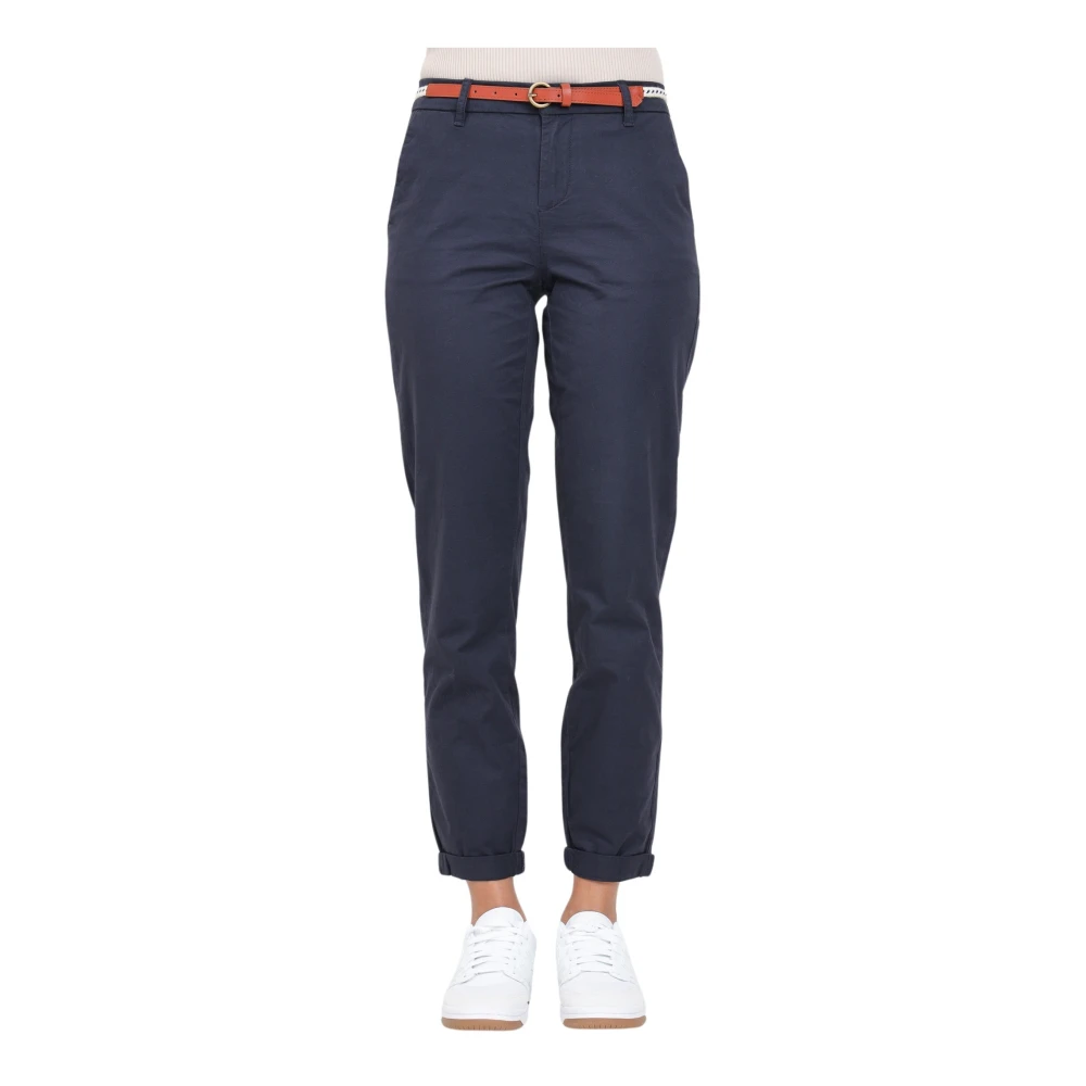 Only Cropped Trousers Blue Dames