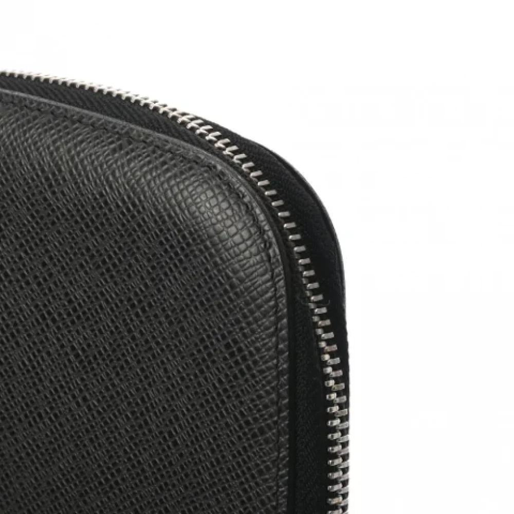 Louis Vuitton Vintage Pre-owned Leather wallets Black Heren