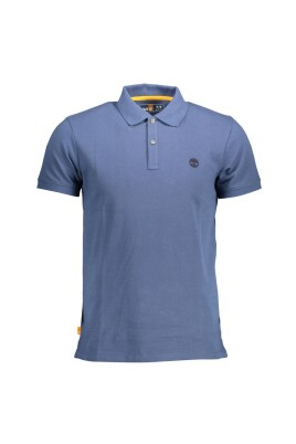 polo-homme-en-coton-bleu