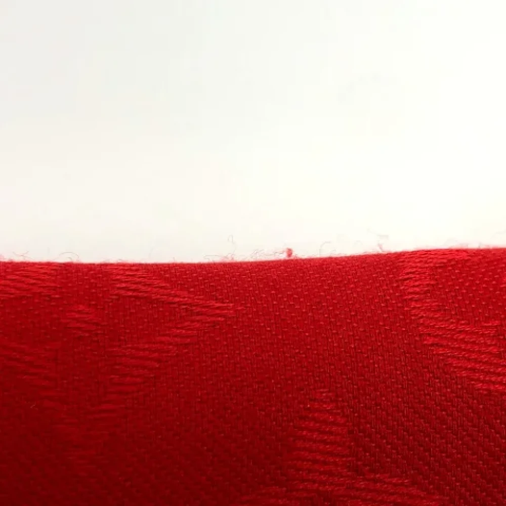 Louis Vuitton Vintage Pre-owned Fabric scarves Red Dames