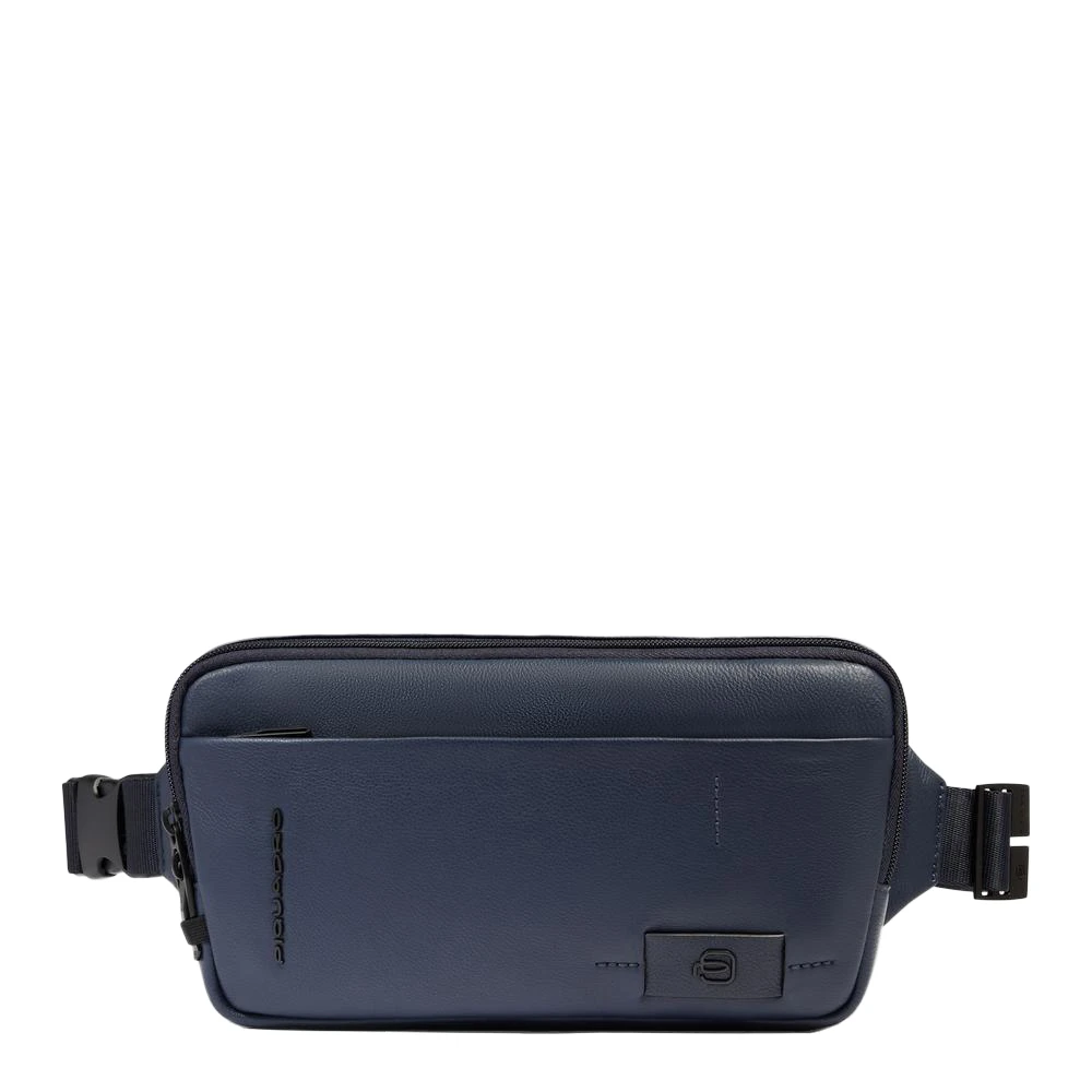 Piquadro Mannelijk Blauw Tassen Heren, One Size, Leer, Russel Heuptas