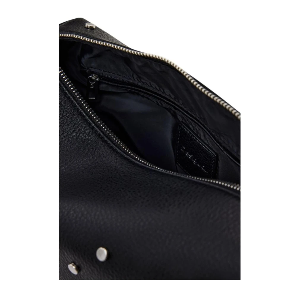 Desigual Zwarte Polyethyleen Handtas Grote Dames Tas Black Dames