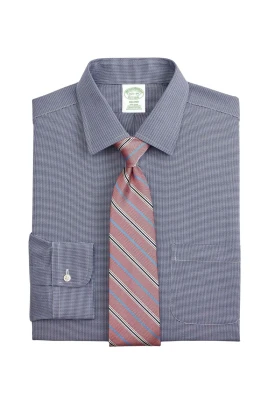 Milano Slim-fit Non-iron Skjortklänning, Dobby, Ainsley Krage