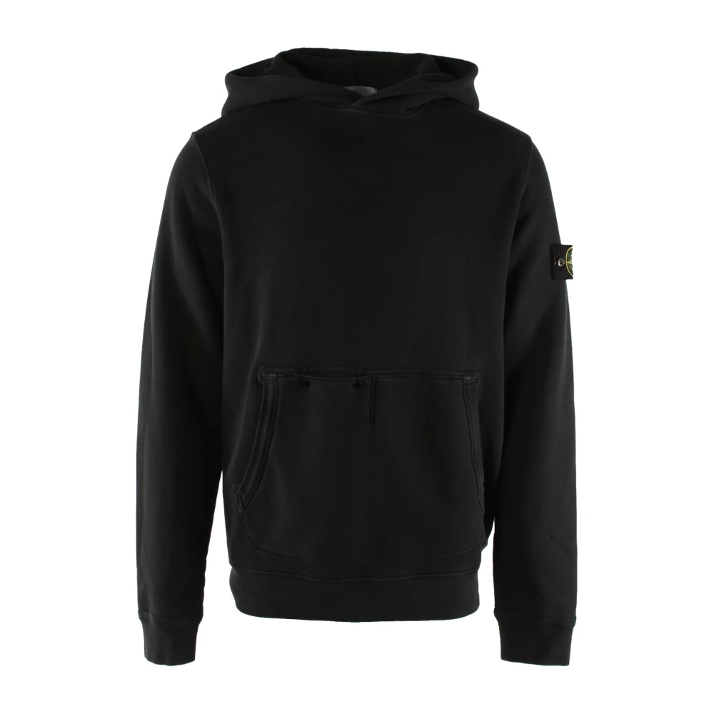 Stone Island Groene Katoenen Trui voor Mannen Black Heren