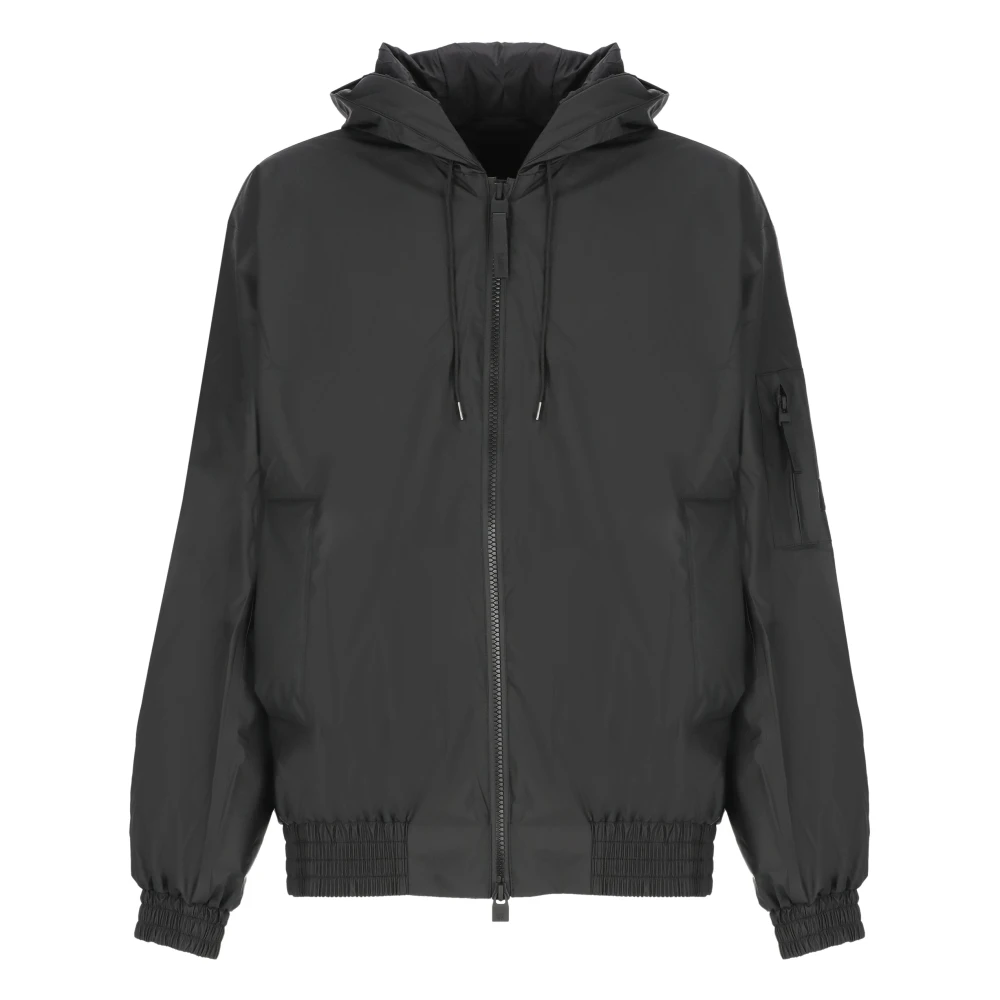 Rains Uomo Nero Giacche, L, New,