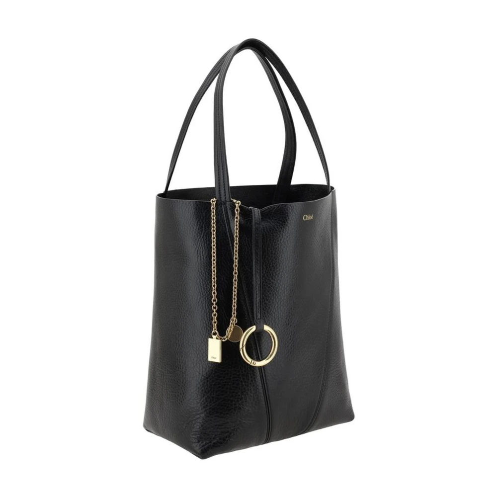 Chloé Schoudertas met kettingdetail Black Dames