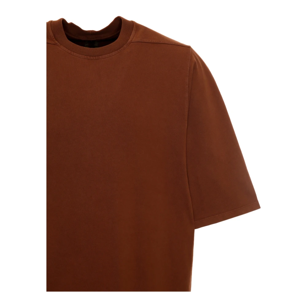 Rick Owens Oversized Streetwear T-Shirt Brown Heren
