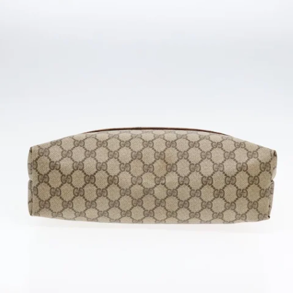 Gucci Vintage Pre-owned Leather totes Beige Dames