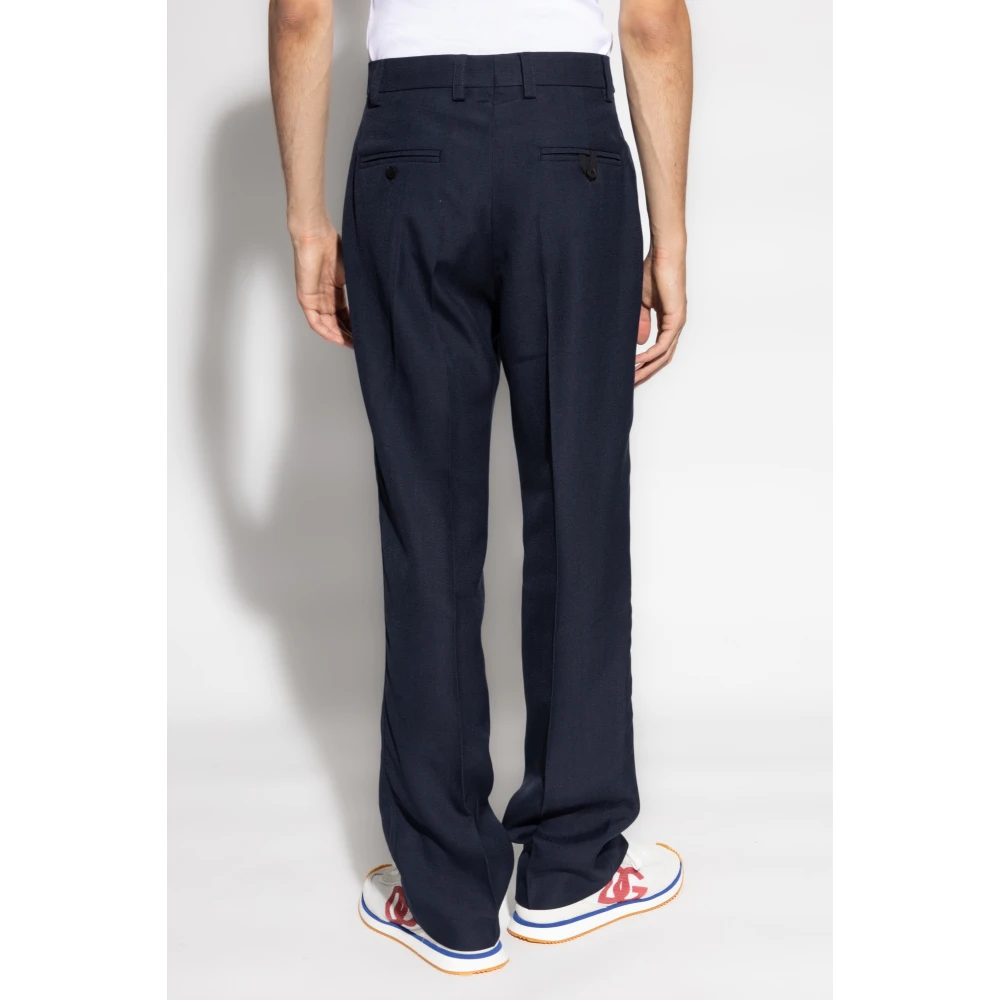 Jacquemus Geplooide broek Blue Heren