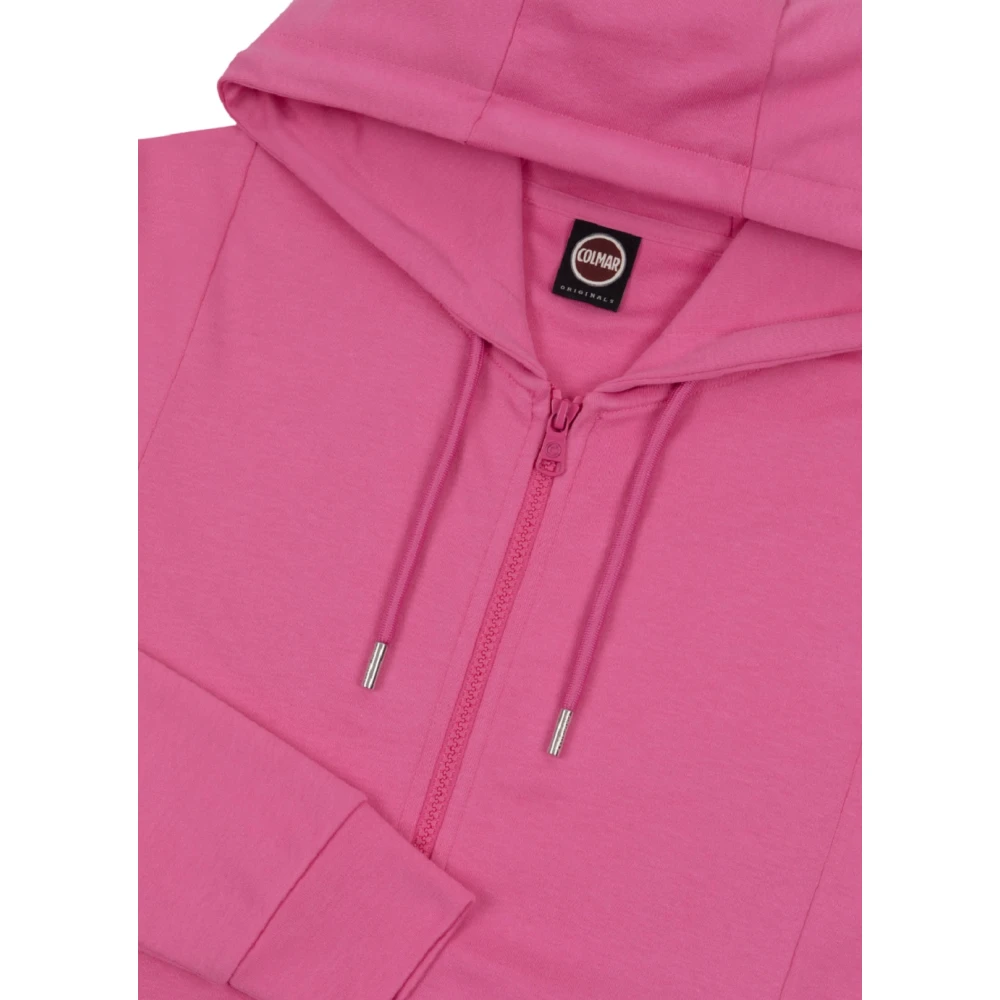 Colmar Roze rits trui lichtgewicht katoen Pink Dames