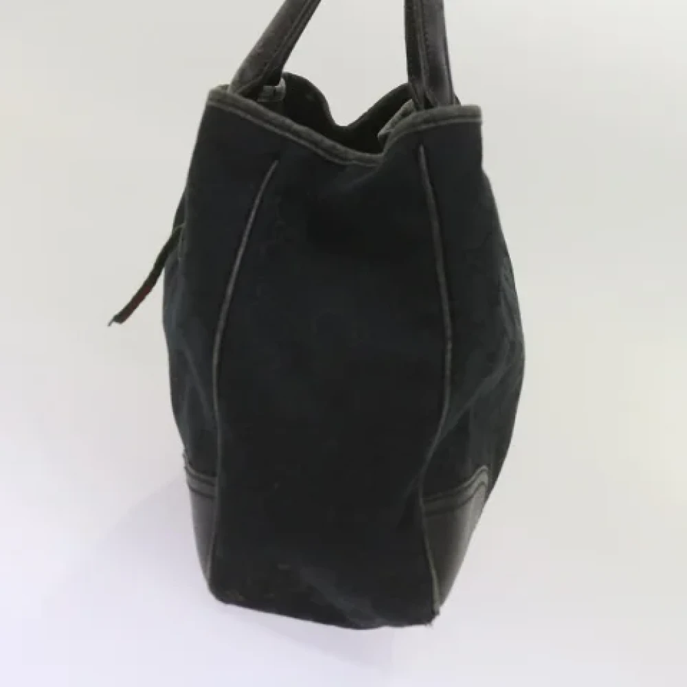 Gucci Vintage Pre-owned Leather totes Black Dames