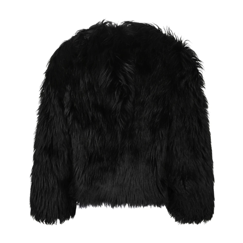 Tom Ford Zwarte Shearling Bontjas Black Dames