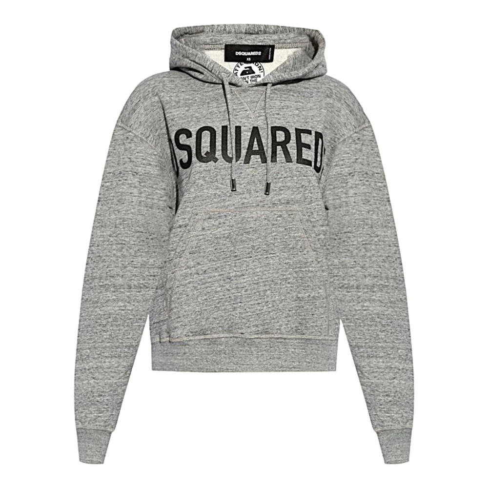 Dsquared2 Herren Grau Sweatshirts & Hoodies, Lgröße: