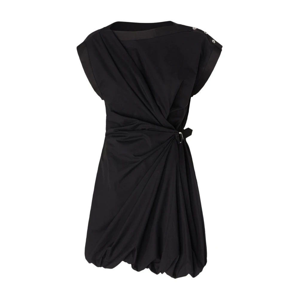 Pinko Women's Black Short Dresses,, Stylish Nero Dress For Extra Small