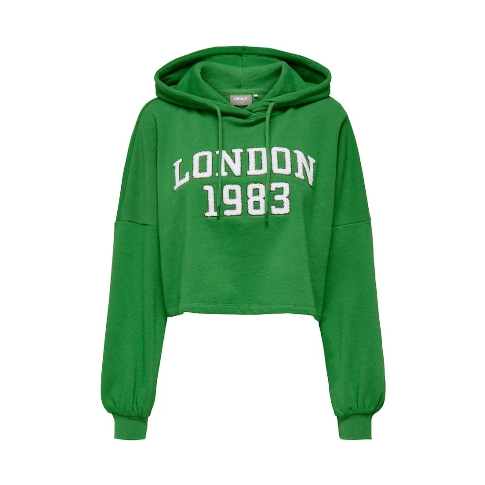 Only Hoodies Green Dames