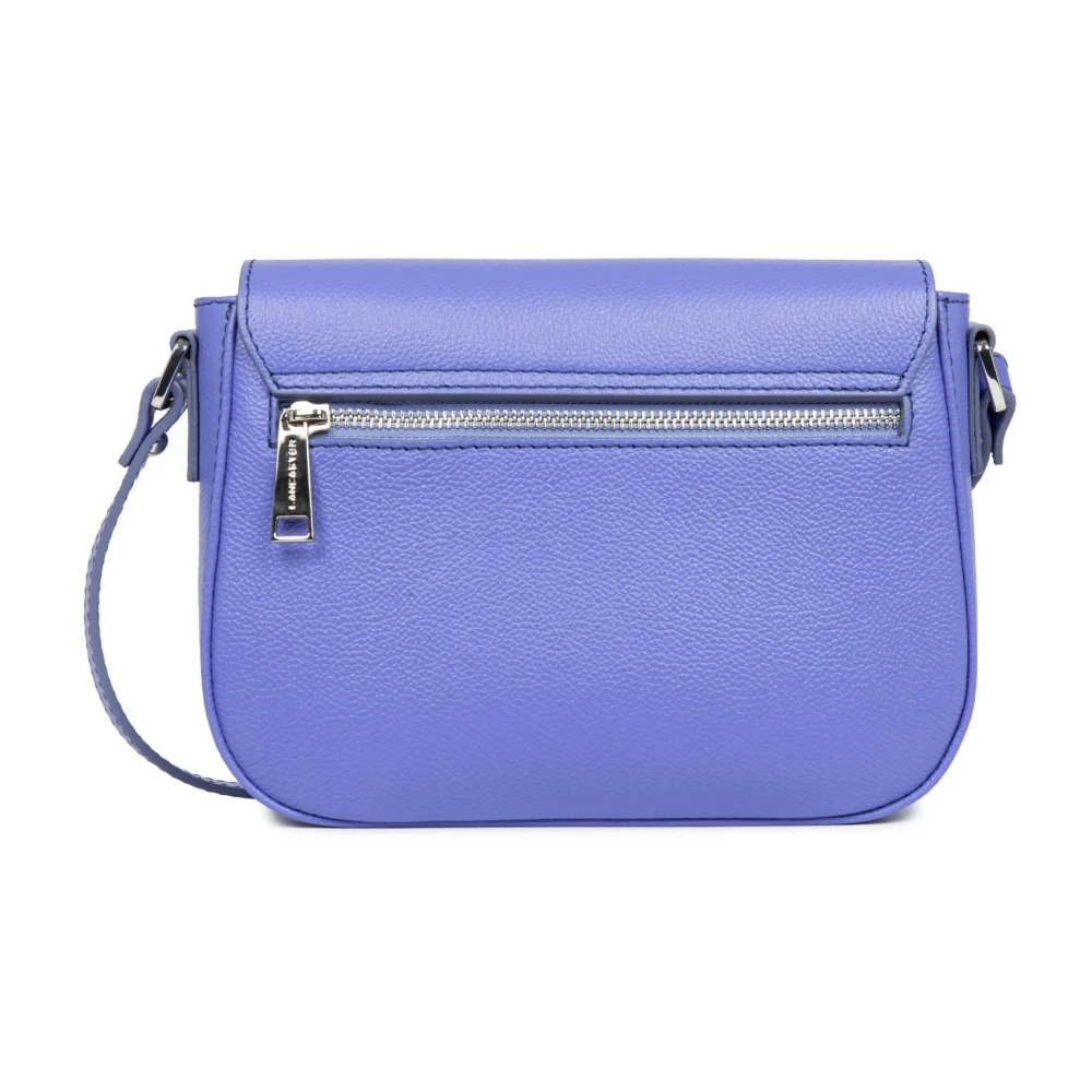 Lancaster Crossbody Tas met Magnetische Flap Blauw Blue Dames