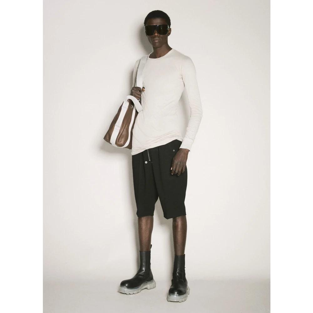 Rick Owens Bela Pods Lange Shorts Black Heren