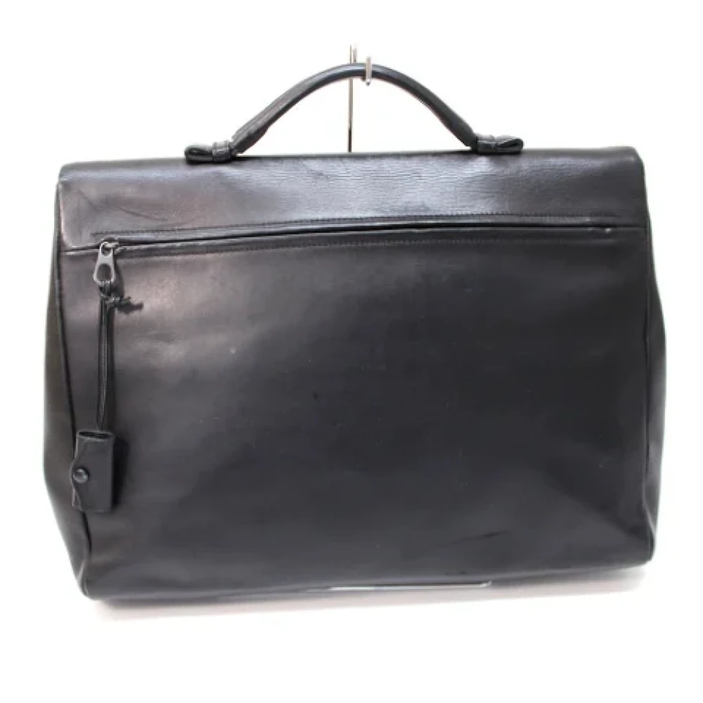 Bottega Veneta Vintage Pre-owned Leather handbags Black Heren