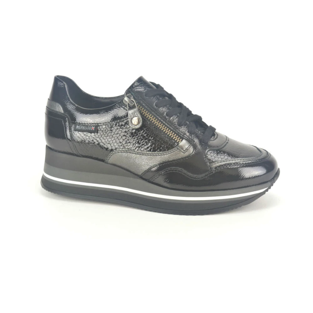 Mephisto Kant Loper Stijlvol Ontwerp Dames Schoenen Zwart