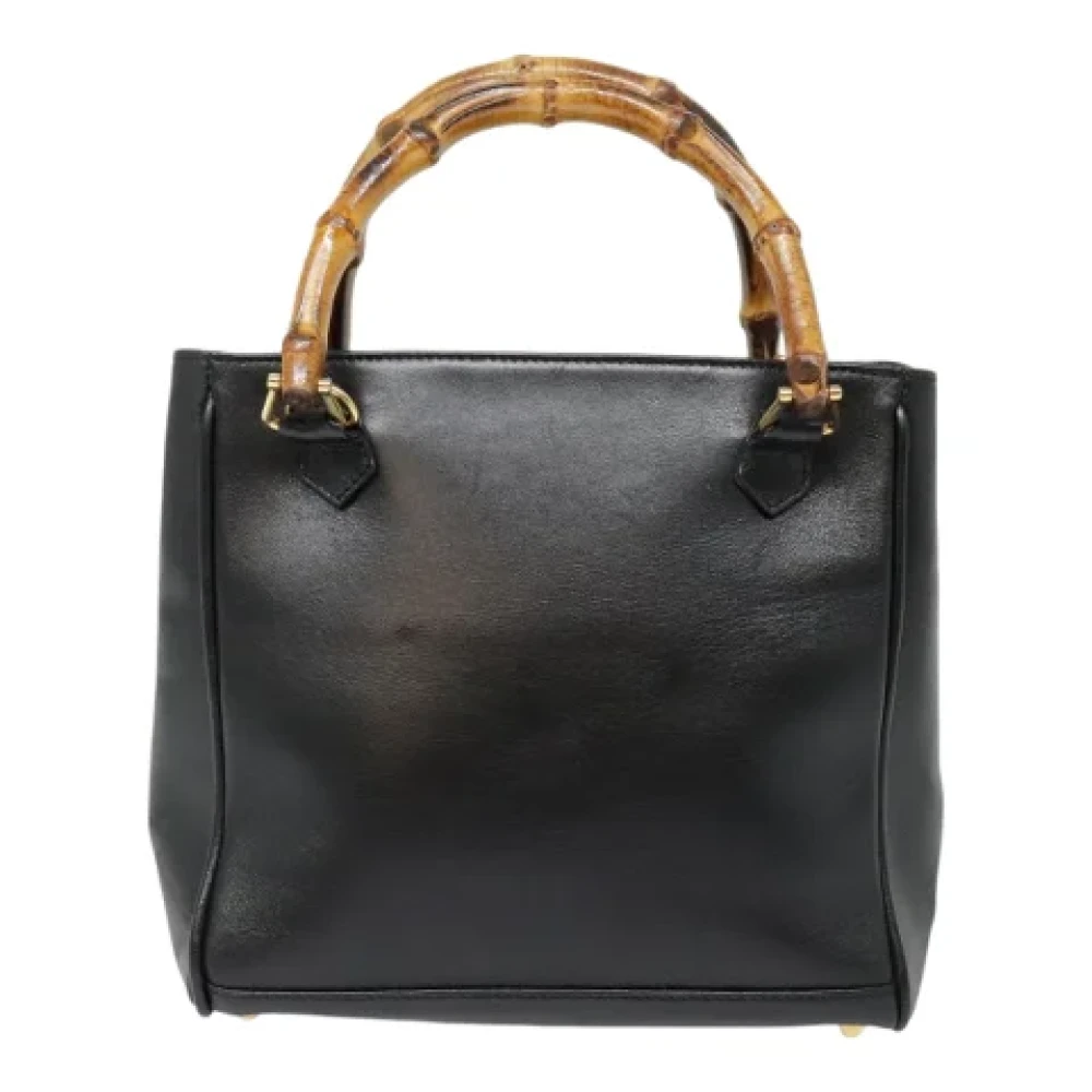 Gucci Vintage Pre-owned Fabric gucci-bags Black Dames