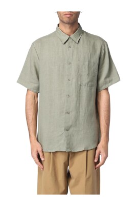 chemise-en-lin-a-manches-courtes-decontractee