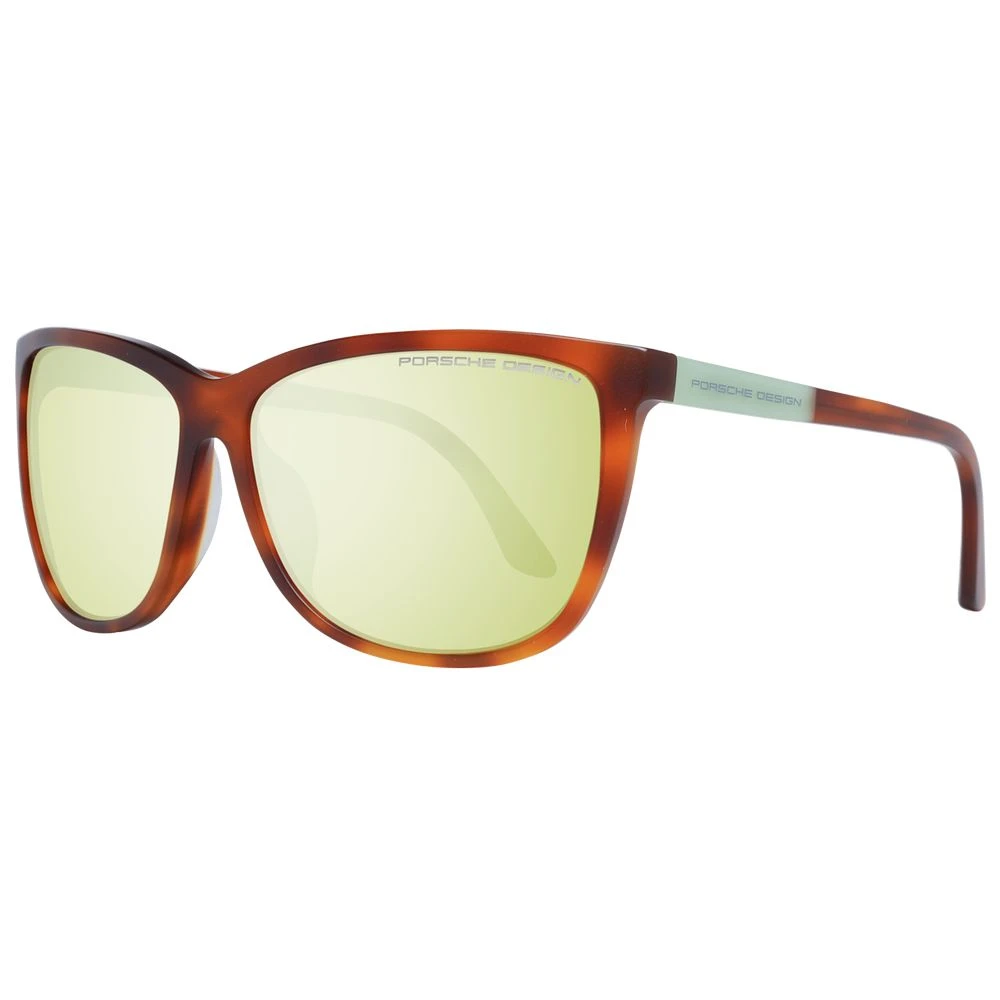 Porsche Design Women's Brown Sunglasses Butterfly Style