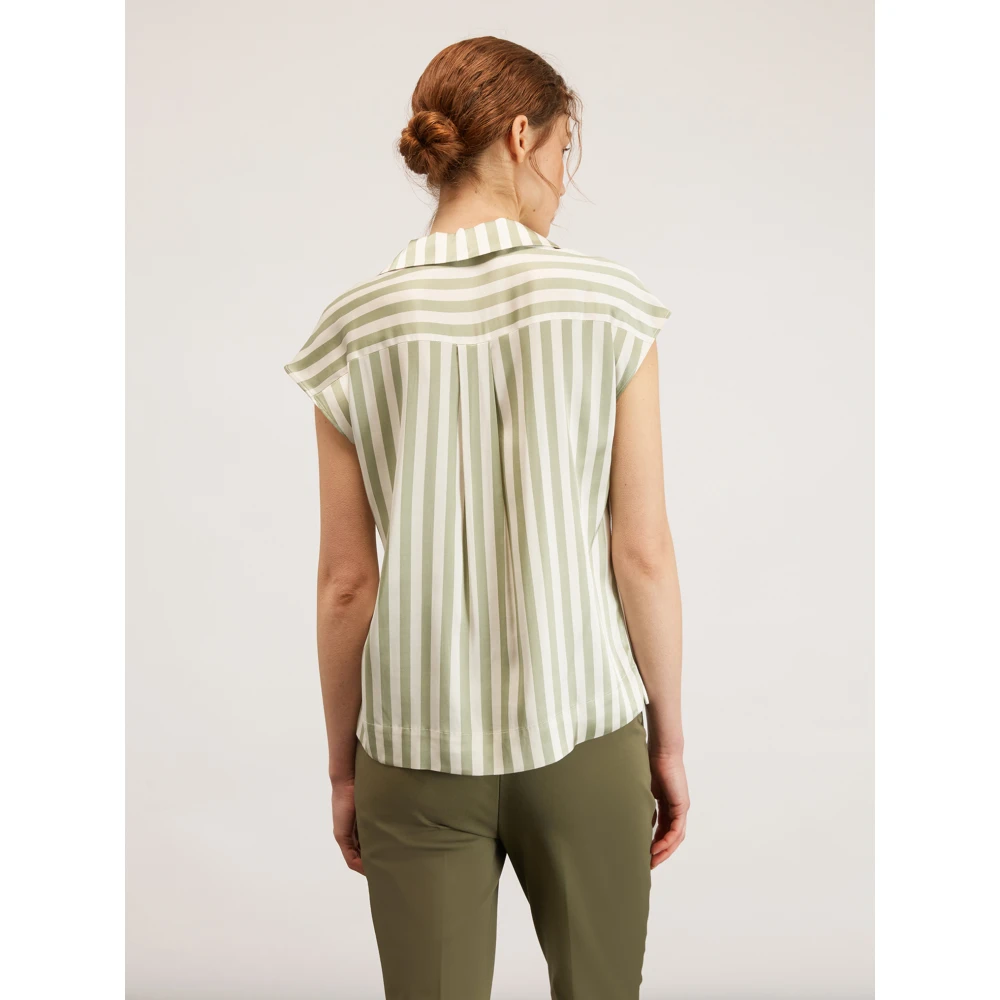 Motivi Gestreepte Kimono Blouse Multicolor Dames
