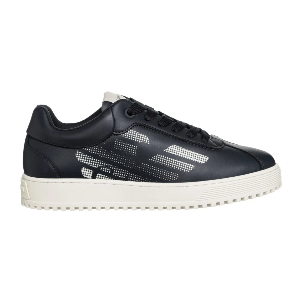 Emporio Armani Blauwe Casual Sneakers Heren Schoenen