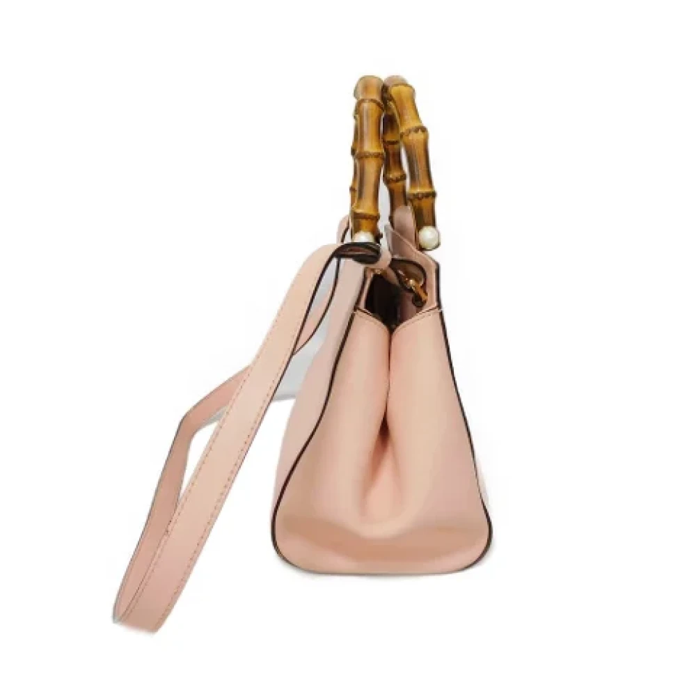 Gucci Vintage Pre-owned Leather gucci-bags Pink Dames