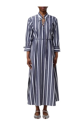 blue-long-sleeve-midi-dress