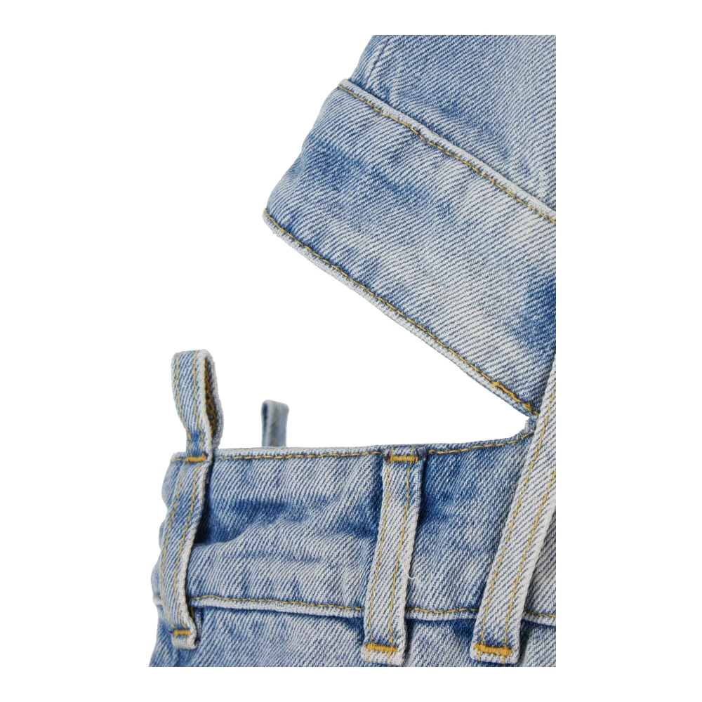 The Attico Klassieke Denim Jeans voor dagelijks gebruik Blue Dames