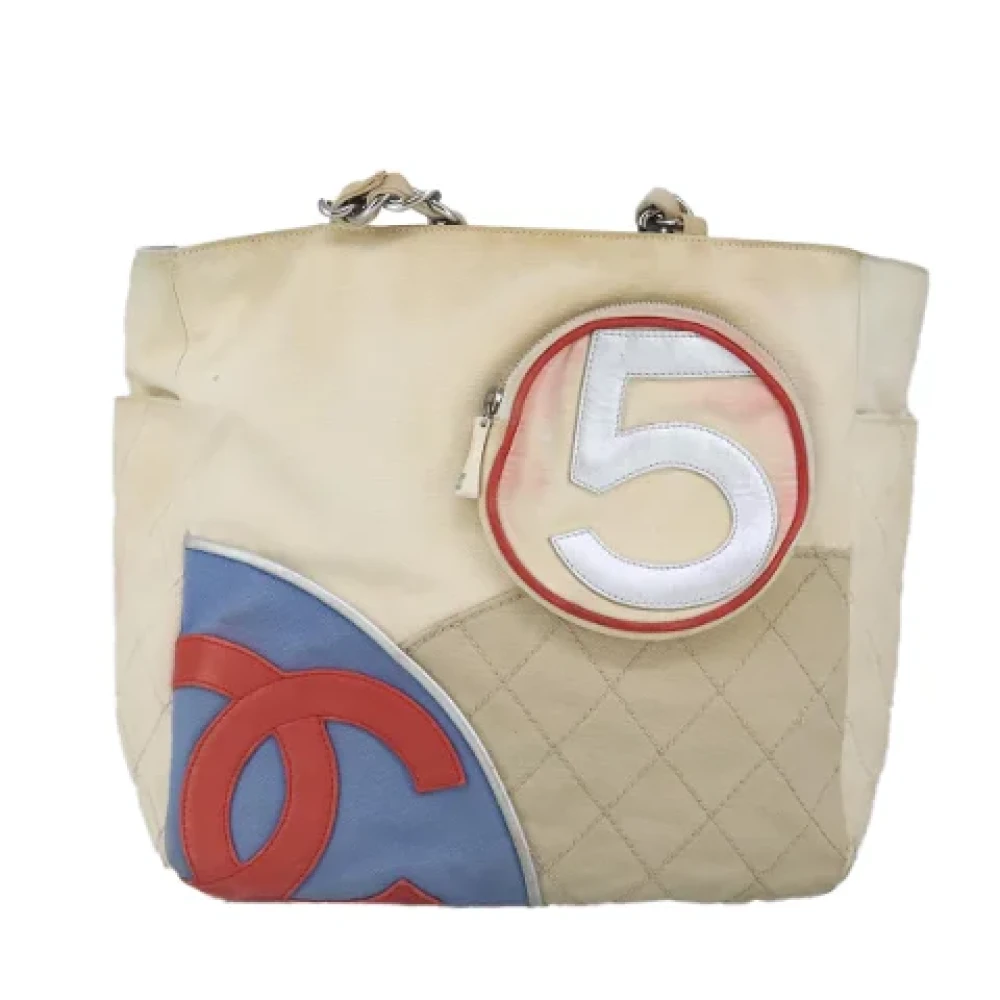 Chanel Vintage Pre-owned Canvas chanel-bags Multicolor Dames