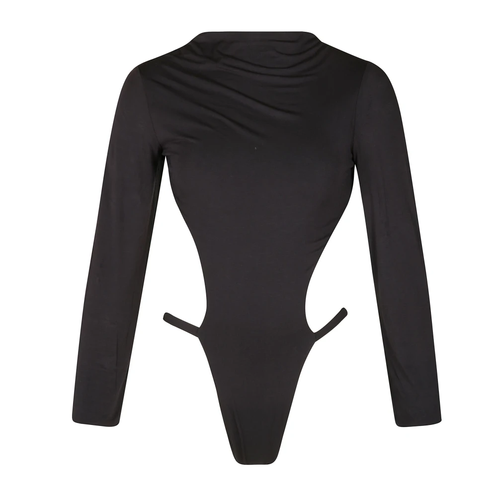 Entire Studios Stijlvolle LS Bodysuit Gray Dames
