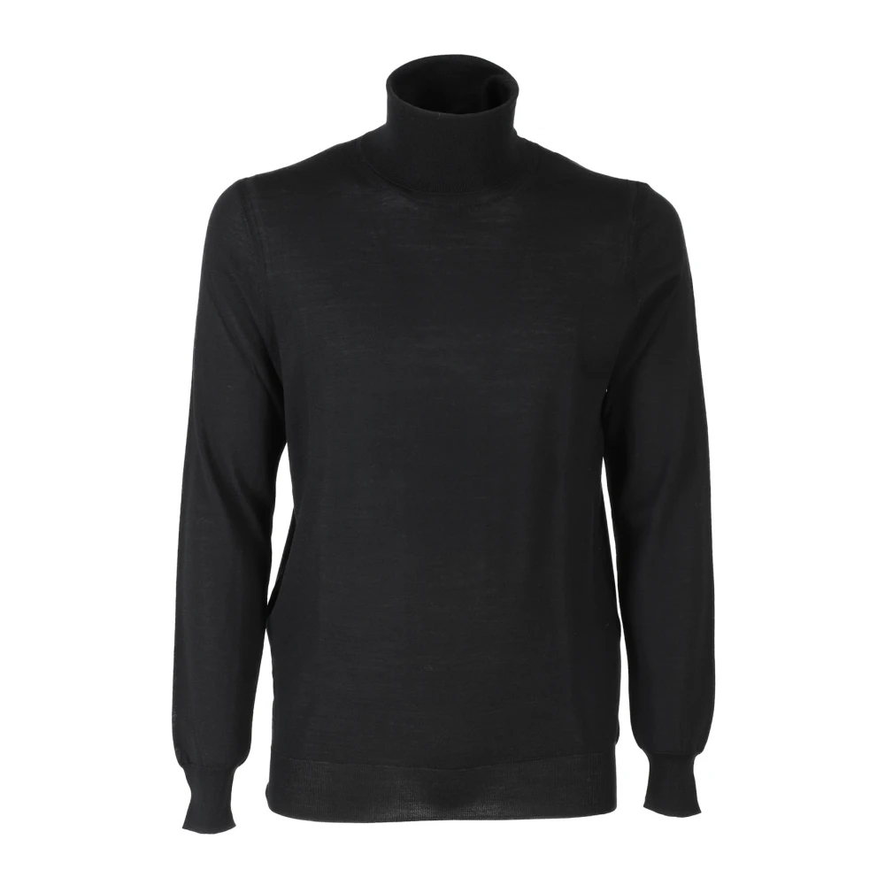 Paolo Pecora Turtleneck Sweater Black Heren