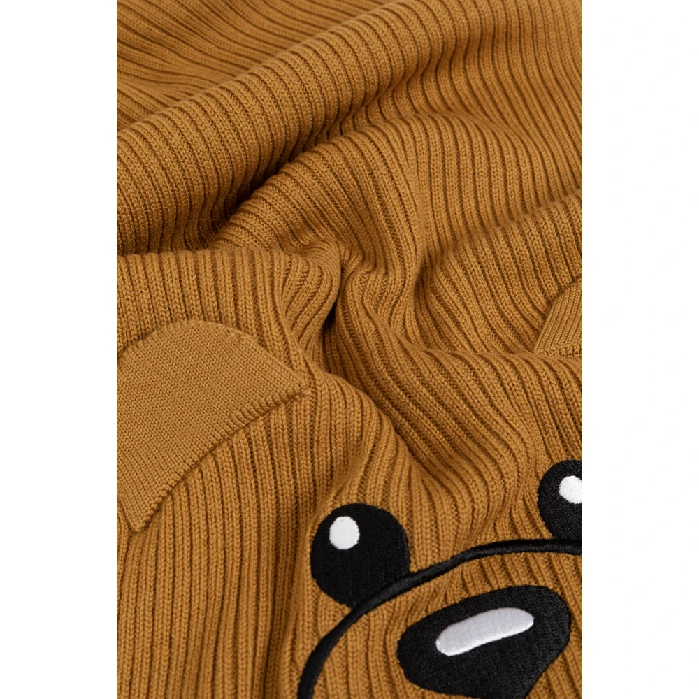 Moschino Wollen sjaal Brown Unisex